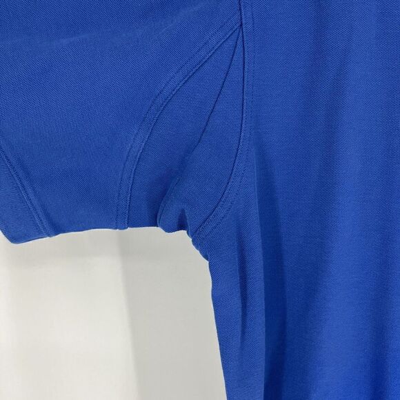 Duluth Trading Shirt Size Large Mens Blue No Polo Relaxed Fit Short Sleeve Pique - Picture 5 of 6